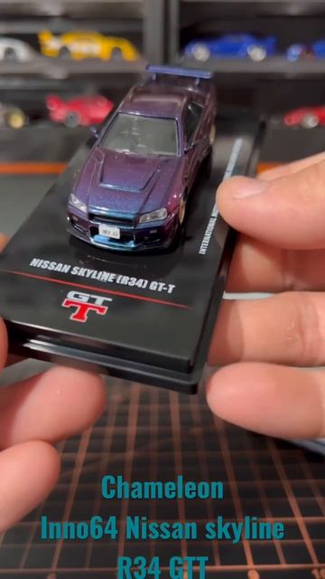 Paint job on point! Opening an inno64 skyline R34 #nissan #skyline #youtubeshorts
