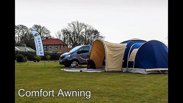 Karsten 350 Inflatable Tent with Sleeping Extension & Awnings