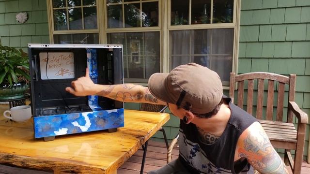 Using the NZXT H500 as a canvas: PollyTech Artist case #1