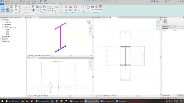 Revit 2022 Custom Steel Structures 4K