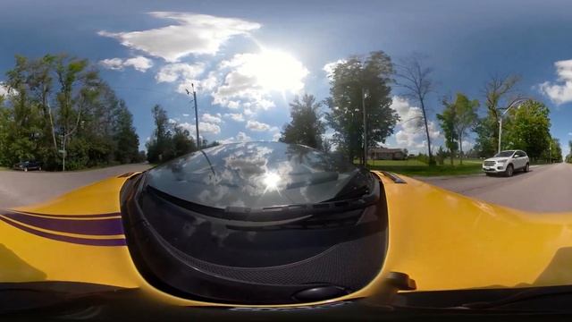 Lamborghini Aventador - GoPro Fusion 360 VR Camera with Gia Lai team