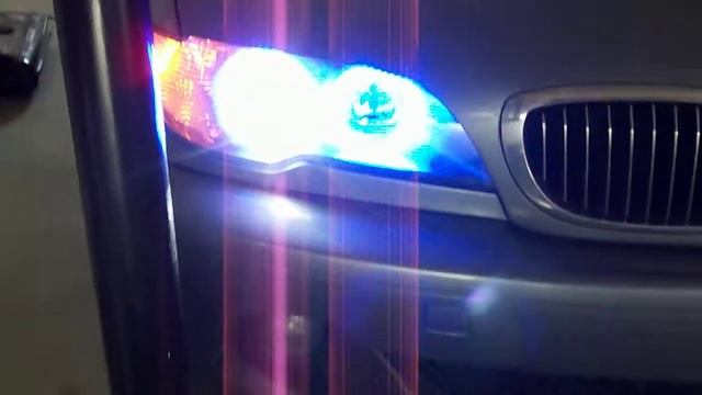 Multi color angel eye lights on e46