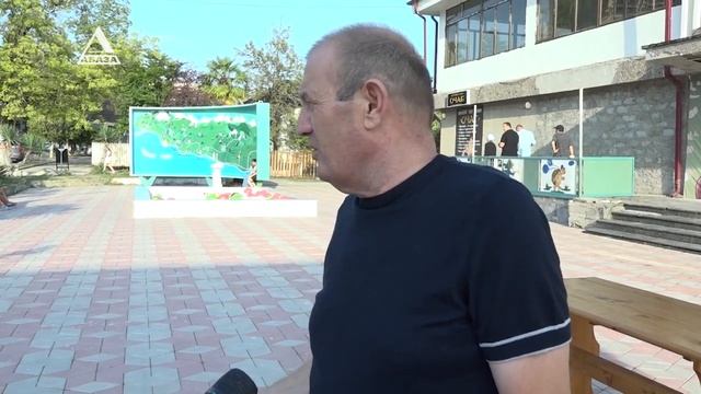 Агудзерцы отметили завершение первого этапа благоустройства в поселке
