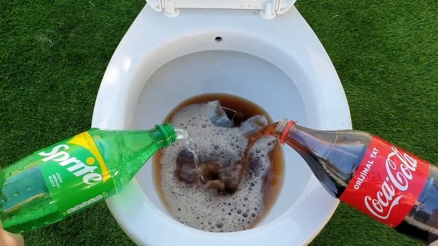Experiment !!! PHONE vs TOILET Coca Cola, Sprite, Fanta and Mentos