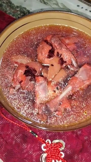 Red yeast rice Chicken soup/delicious and healthy food‼️@fecariskitchen #shortvideo