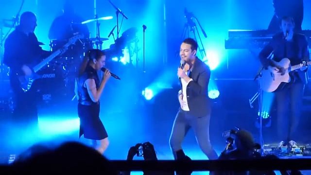 Ben Forster and Melanie C performing Loving You