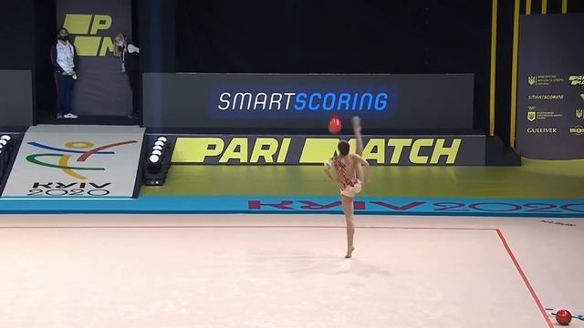 Anastasia Guz - Ball AA - 2020 European Championships Kyiv