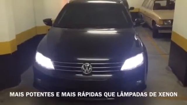 Kit Lampadas  Led Farol Baixo e farol Alto Jetta TSI 2015/2016