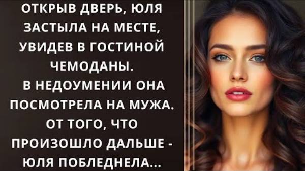 Слушать рассказы Открыв дверь, Юля застыла на месте, увидев в гостиной чемоданы Жизненные истории