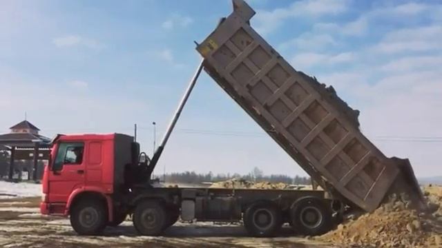 Хово выгрузка песка