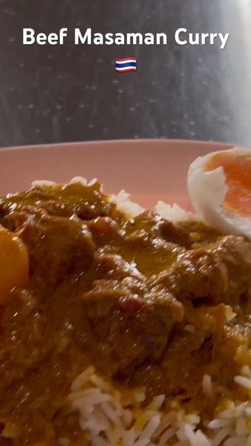 Beef Masaman Curry, new video coming soon 🇹🇭#thailand #thaifood #nonthaburi