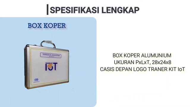 Trainer Kit IoT (Internet of things) Trainer belajar IoT berbasis NodeMcU-Esp8266 dengan arduino