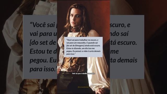 E o Brad Pitt que odiou fazer o filme ‘Entrevista com um vampiro’