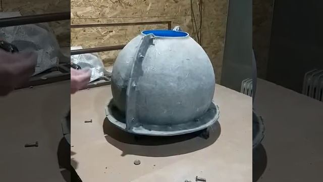 Стеклопластиковая форма вазона Шар