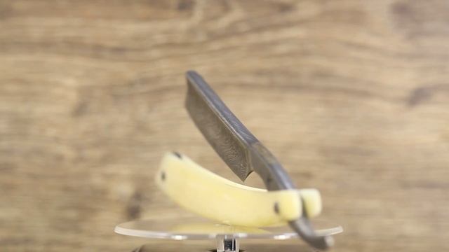 Опасная бритва белая кость Обзор Dangerous razor white bone Piece version Manual custom work
