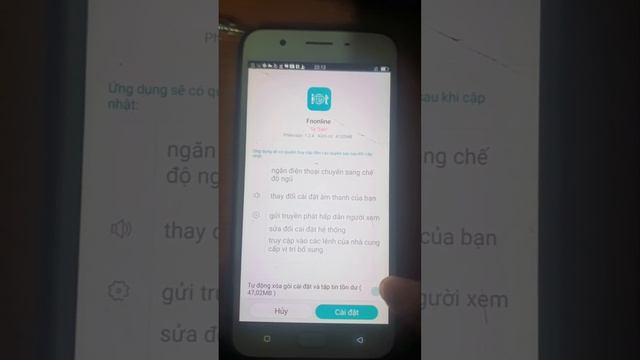 Cài đặt app Fnonline bằng file