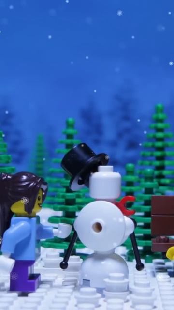 "Рождественская Деревня" - LEGO Stop Motion Animation