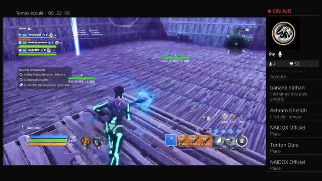 LIVE FORTNITE SAUVER  LE MONDE JE DONNE ARME PLS TOUT LES 20 ABOS! ABONNEZ VOUS!!