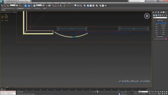 3ds Max Eğitim Seti Ders 58 : Fransız Balkon Yapımı Korkuluk ve Döşeme Modelleme