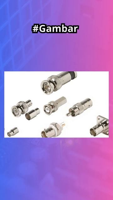 FR Materi Prakom | Konektor BNC, Konektor Khusus Kabel Coaxial