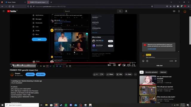 FEMBOY POV genshit impact live