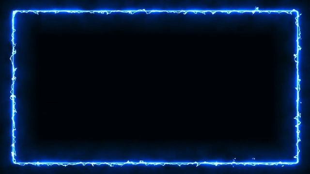 Electric neon Light Border | Saber overlay electricity | Glowing Frame | motion graphics background