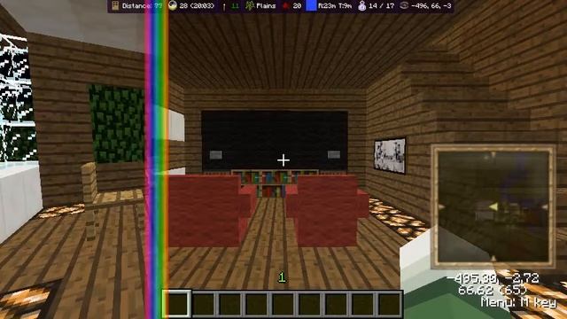 Modern house in Minecraft 1.5.2