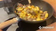 Жаркое. Мясо с картошкой) вкусно, быстро!