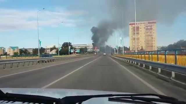 Пожар в WEST, эксклюзивное видео