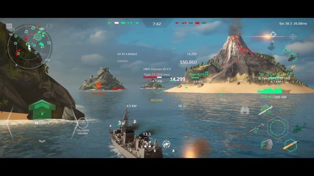 JS Takanami (DD-110) Tier 2 New Ship Review | Modern warships new update - Gameplay