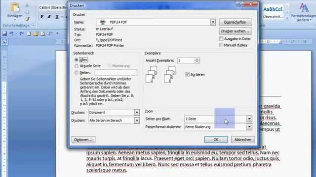 Anleitung: Einfach PDF aus Word erstellen - Beispiel PDF24