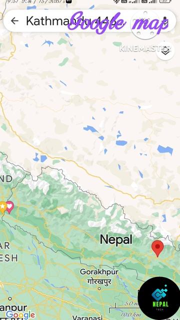 Google Map update on nepal.
