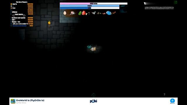 Can I Evolve to the Max Level in Fly or Die ,Evo world io ,Gaming with Kashan