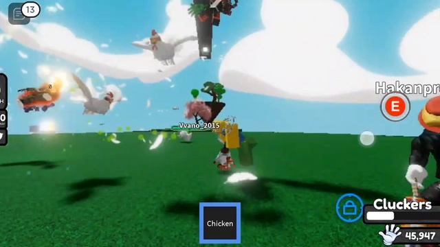 Новая перчатка Курица Roblox slap battles 🐔