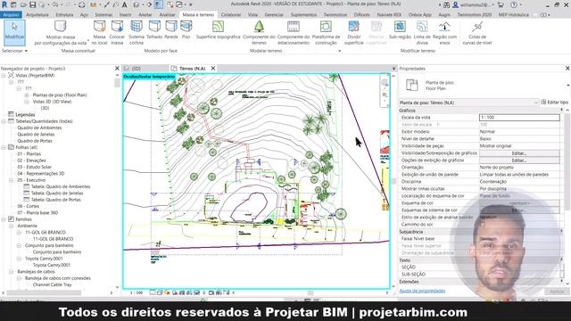 LIVE #17 Projeto arquitetônico no Revit com à partir de referencias em DWG