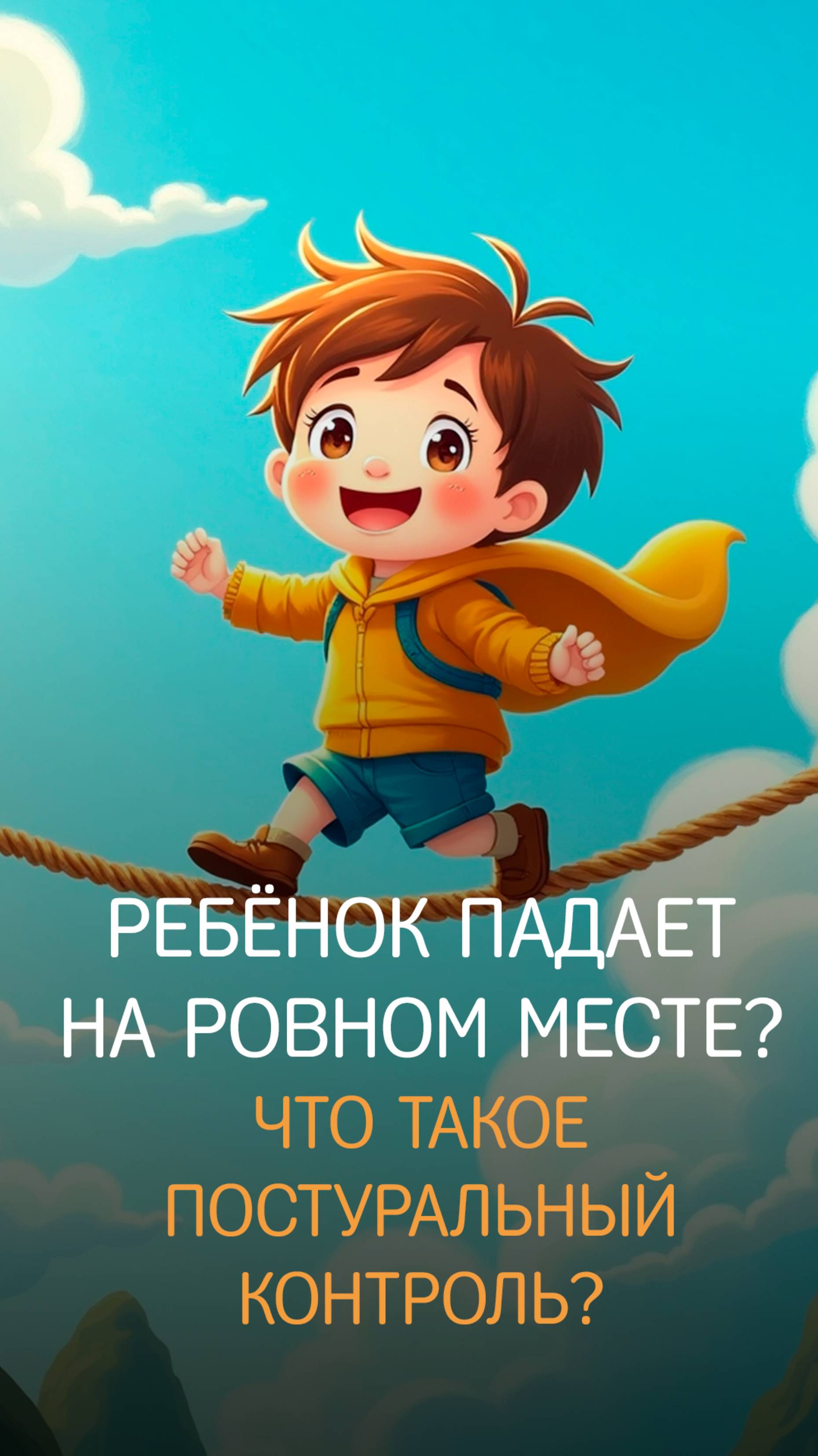 «Постуральный контроль» — звучит сложно? А на деле это основа гармоничного развития вашего ребенка!