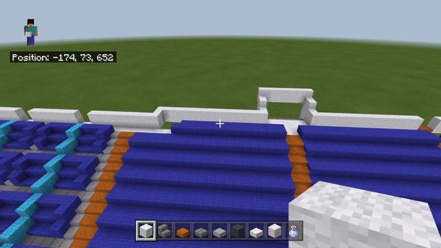 Minecraft Tutorial Santiago Bernabeu Stadium EP9 |Stands|