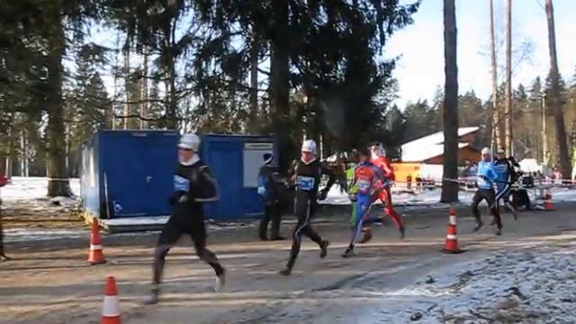 Oskars Muižnieks Spider-Man ( 2014 Sigulda ETU Winter Triathlon European Cup )