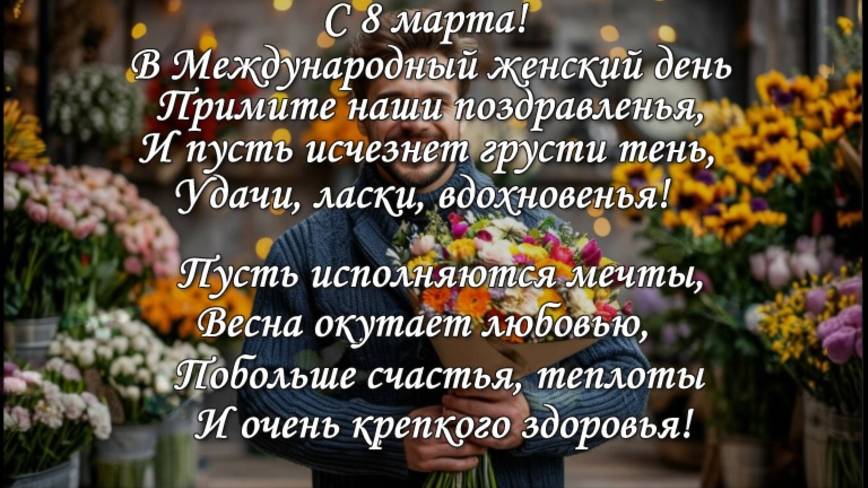 С 8 марта!