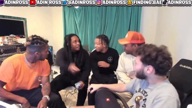 Adin Ross x DDG x BLOU x POUDII x Baby Rich “DaBaby Flow” FREESTYLE