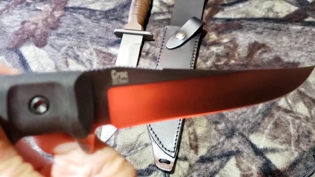 The KIZLYAR Supreme CROC combat blade And Fox DEFENDER model 689#