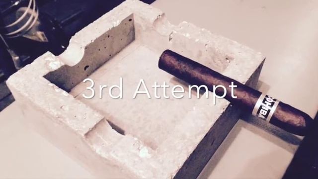 Handmade Concrete Cigar Ashtray