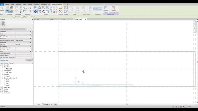 Modelling a Credenza Design #4 in Revit Family | Revit Tutorial | Tips and Tricks