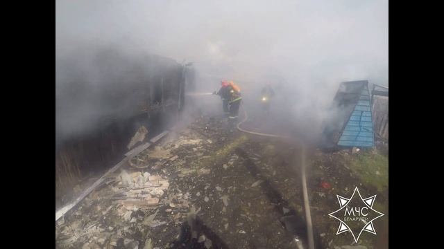 Жилой дом горел в Барановичском районе