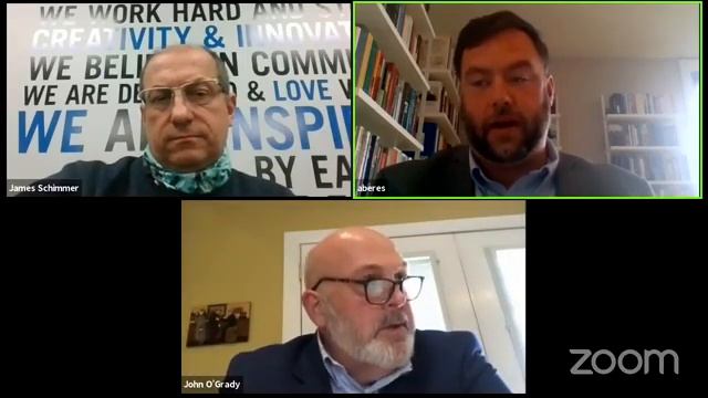 Commissioner Conversation 4/17/20: Com O'Grady hosts Jim Schimmer and Alex Beres,