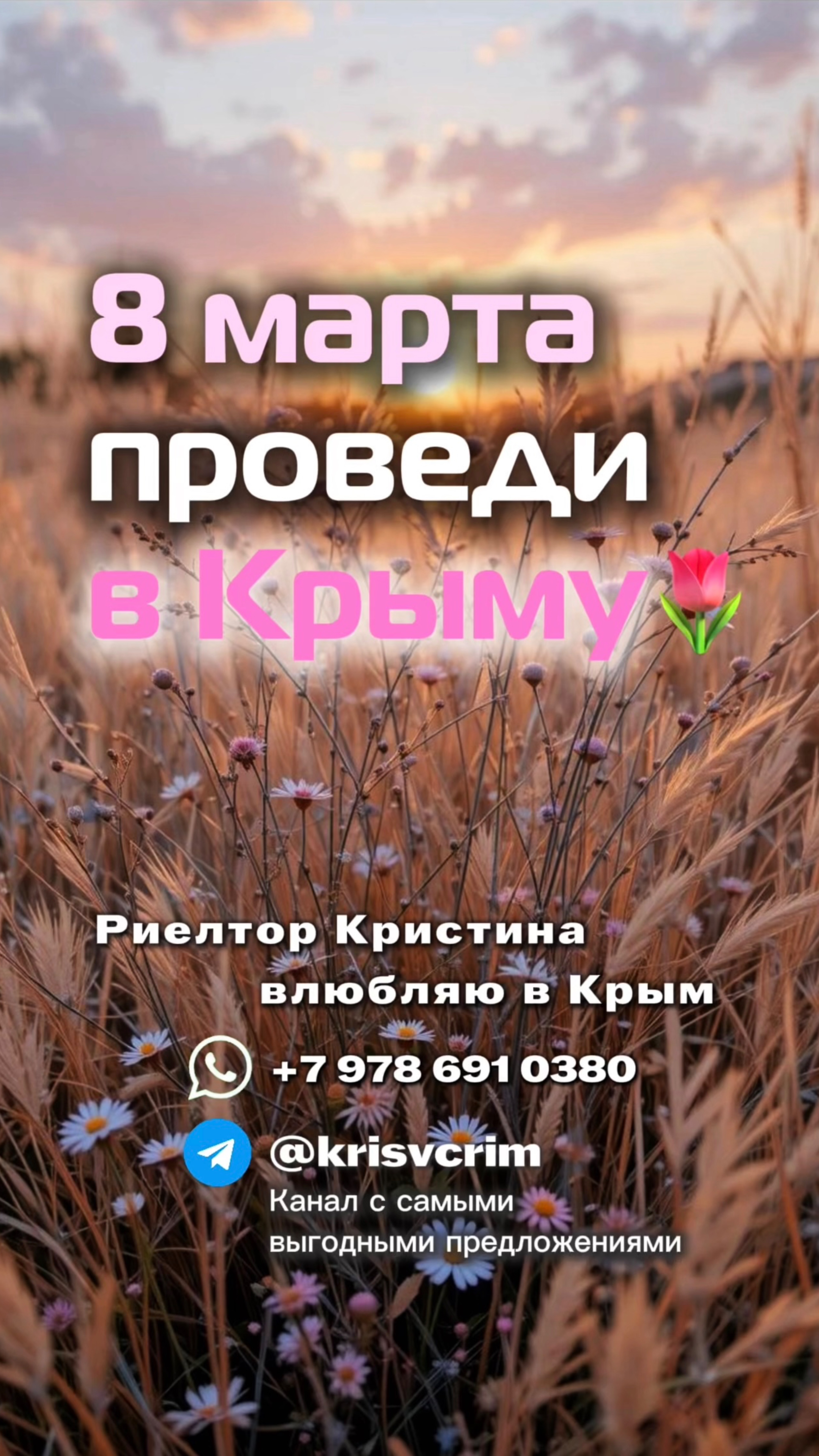 Прекрасный Крым и нежное 8 марта 🌷мечтать о переезде не вредно!#землявкрыму#крым#землявкрыму