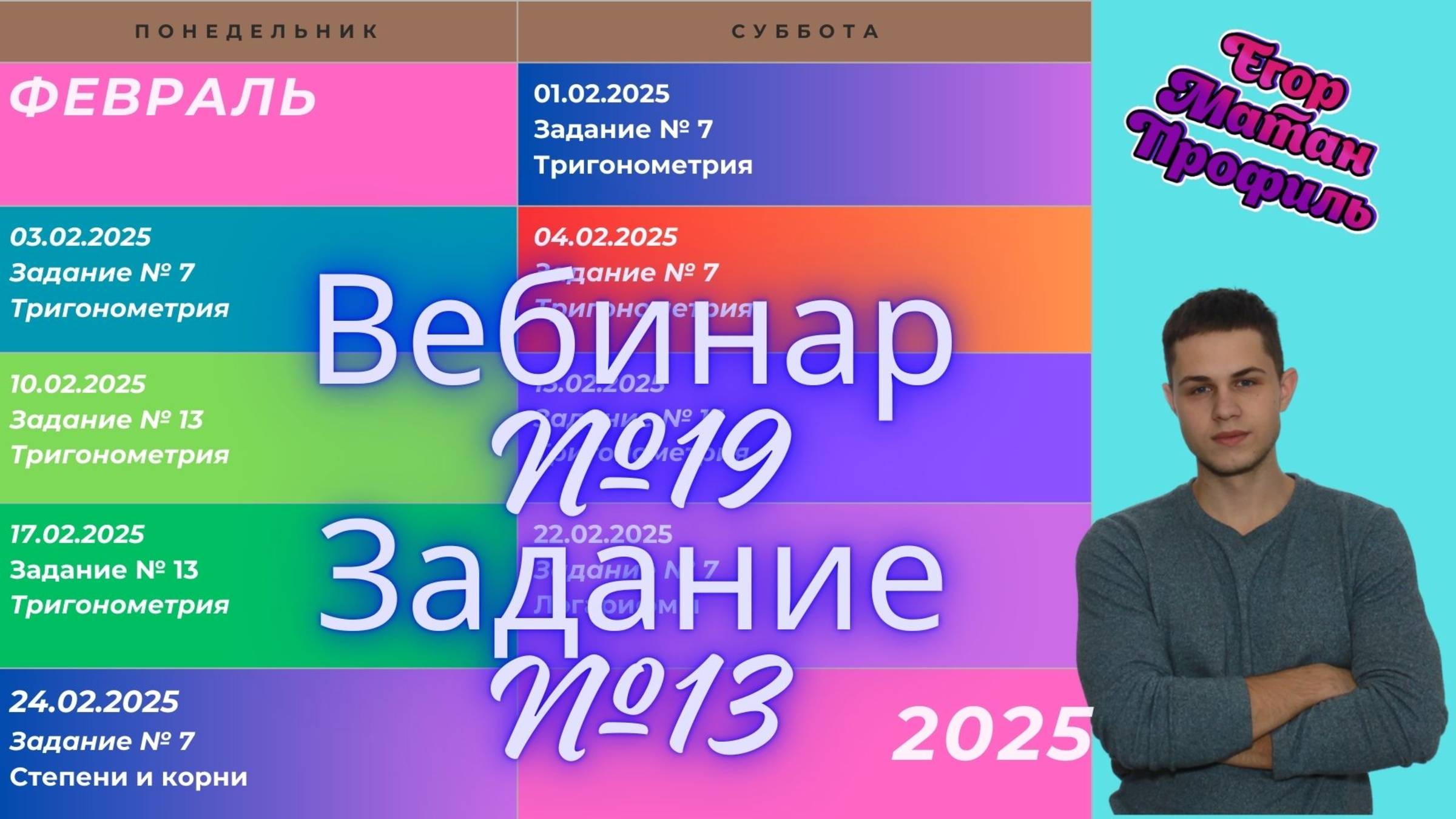 Подготовка к ЕГЭ по профильной математике. Вебинар №19. Уравнения прошлых лет. Задание 13.