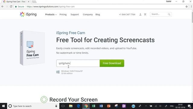 ispring free cam download tutorial