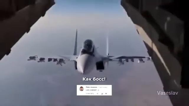 Русские скидывают груз с самолёта, а тут им подарок прилител-!без башаный человек