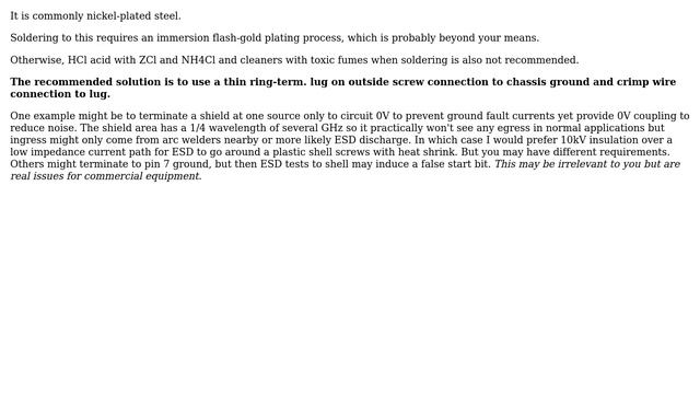 What is d-sub connector metal shield made of? (4 Solutions!!)